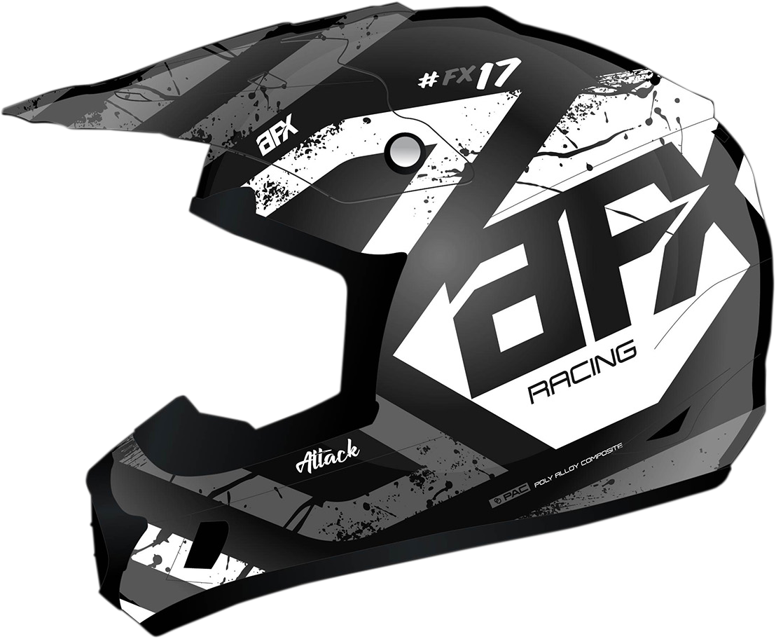 AFX FX-200 slick Helmet フラットブラック（箱無し袋あり） FX-200
