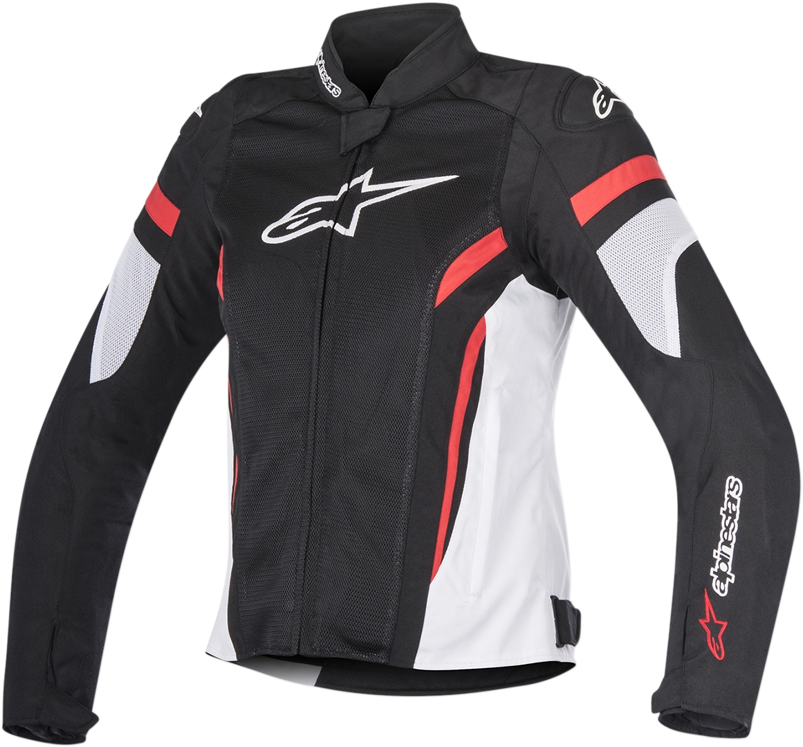 Alpinestars Stella T-Jaws Black Red Moto Ladies JacketAll Sizes White
