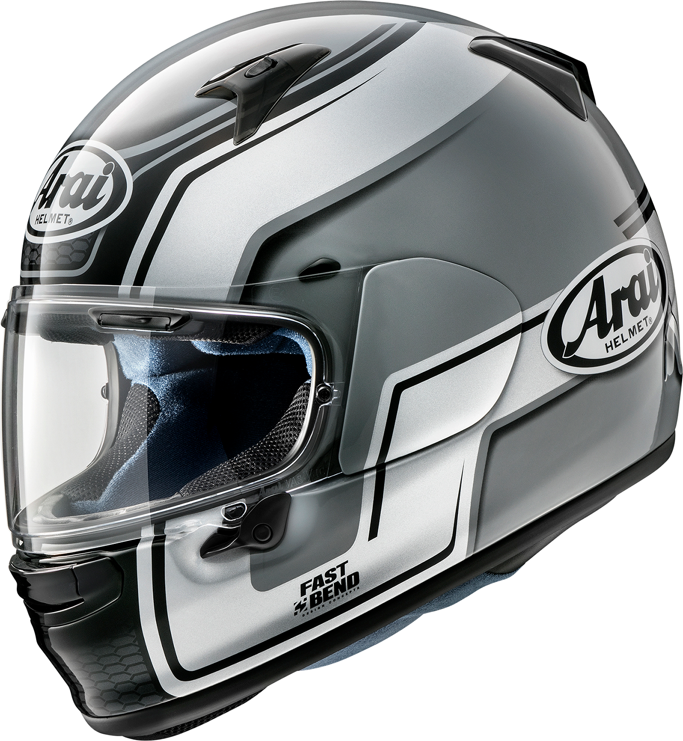 Casco Doblado ARAI Regent-X Azul Rojo Plata PUNTO - Imagen 4 de 4