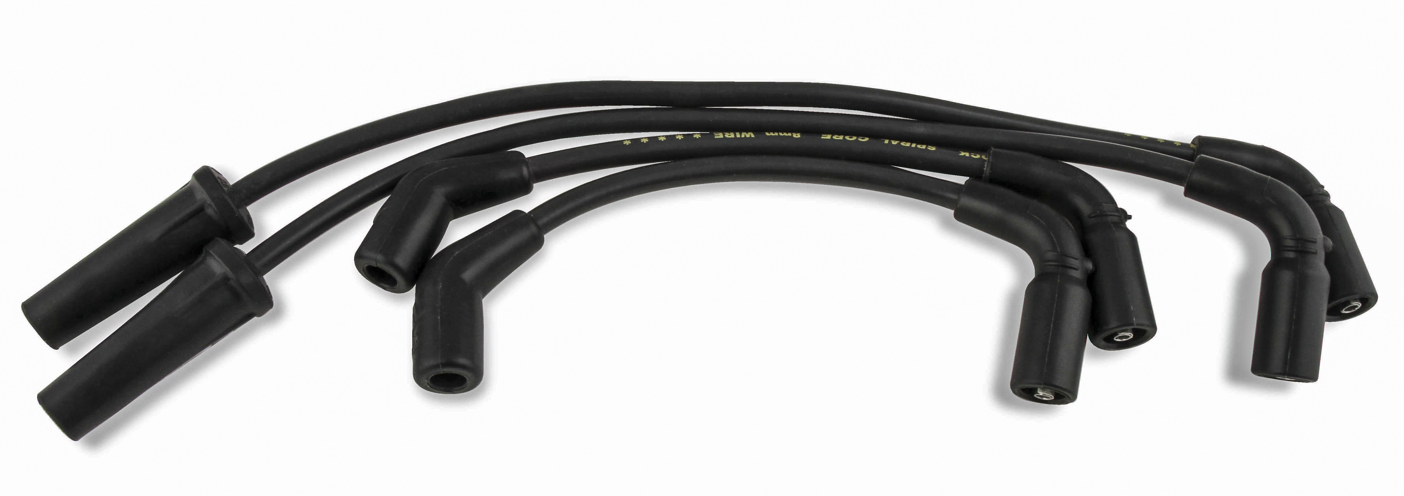 Accel Custom Spark Plug Wire Set 8mm Black 171117K eBay