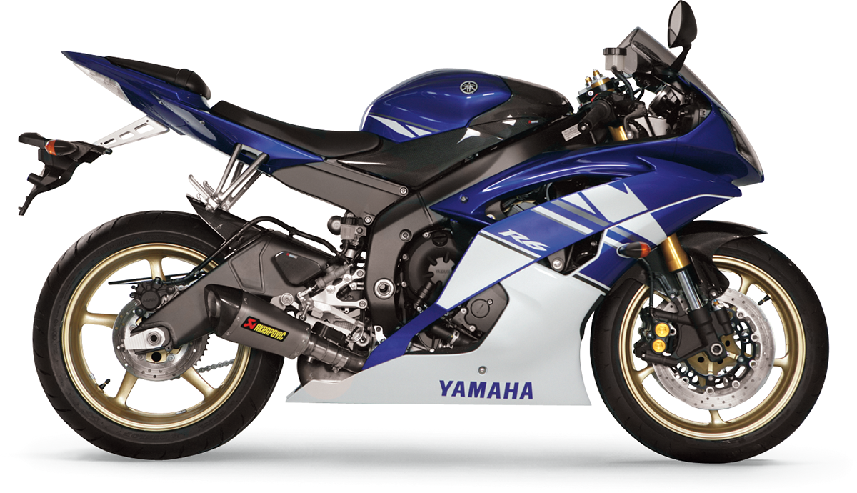 Akrapovic Slip-On Muffler Hex Titanium Muffler Yamaha YZF-R6 10-20