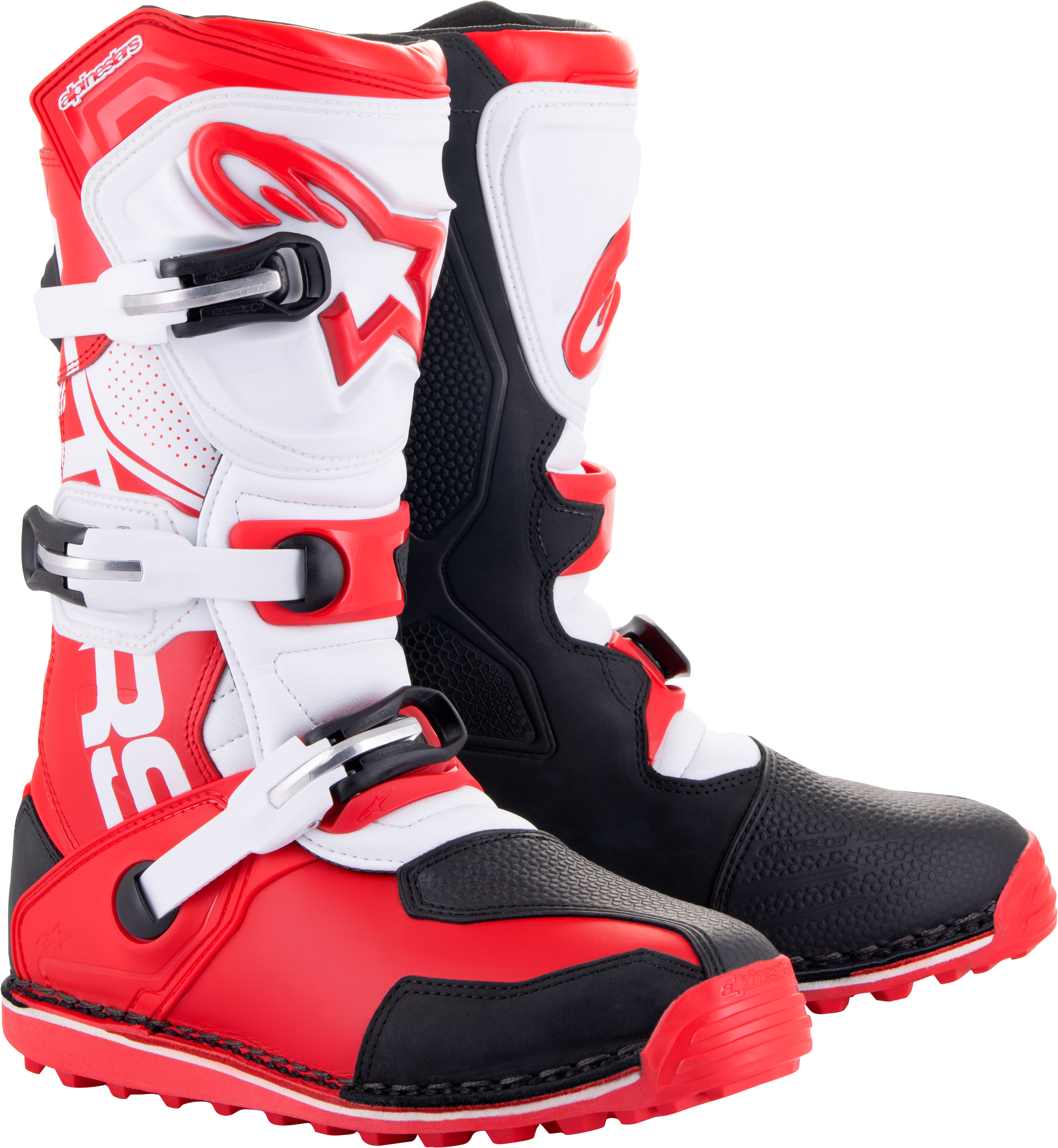 Alpinestars TECH T バイクブーツ モトクロス赤/黒/白 Alpinestars Tech T Boots Red/Black/White 8 | eBay