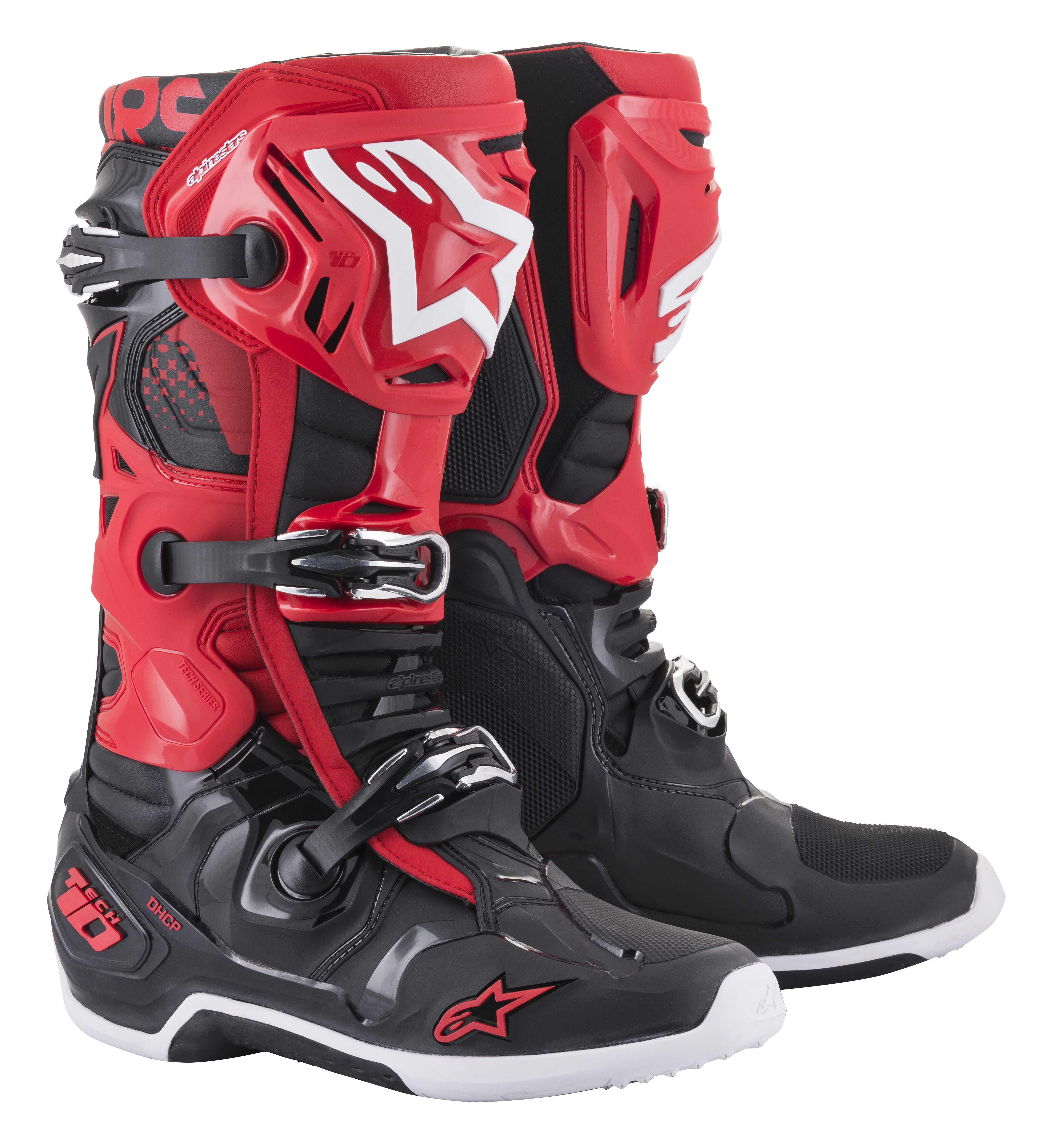 Alpinestars 2020 Tech 10 MX Dirt Motorcycle Boots BLACK RED