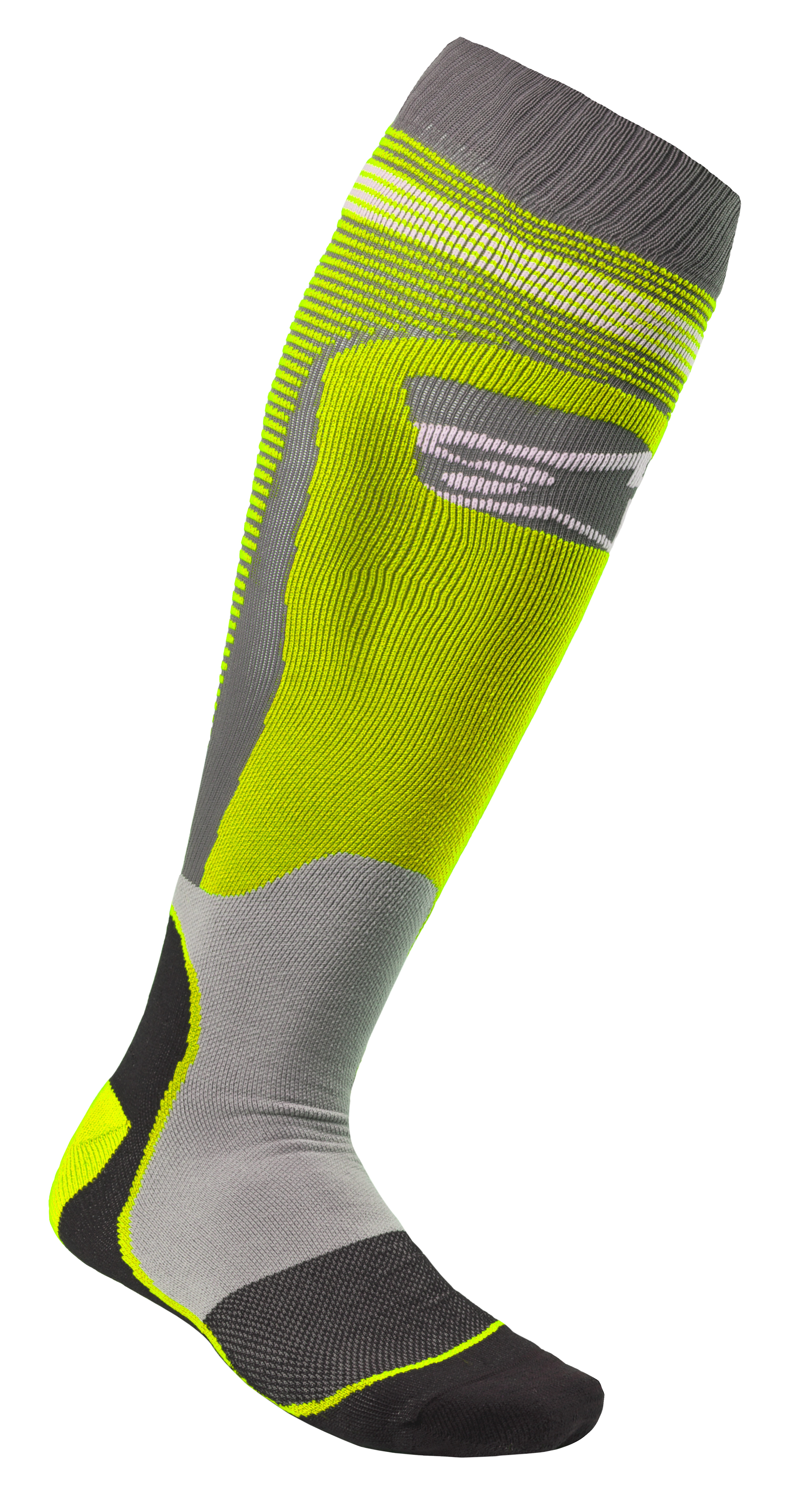 Calcetines Alpinestars MX Plus1 Amarillo Fluo Gris