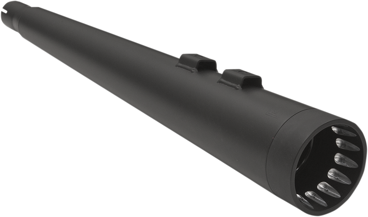 Bassani DNT Megaphone Muffler - Black/Black - Harley Touring 95-16