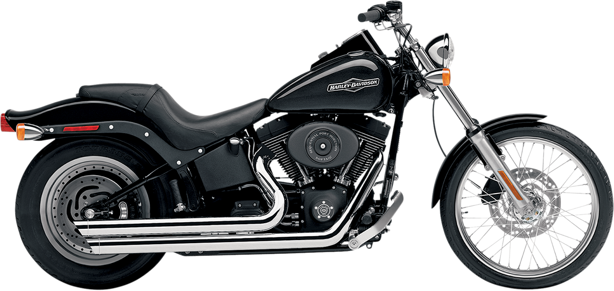 Cobra Chrome Speedster Slashdown Exhaust for Harley Softail 86-06 FXST&frasl;FLST  6850