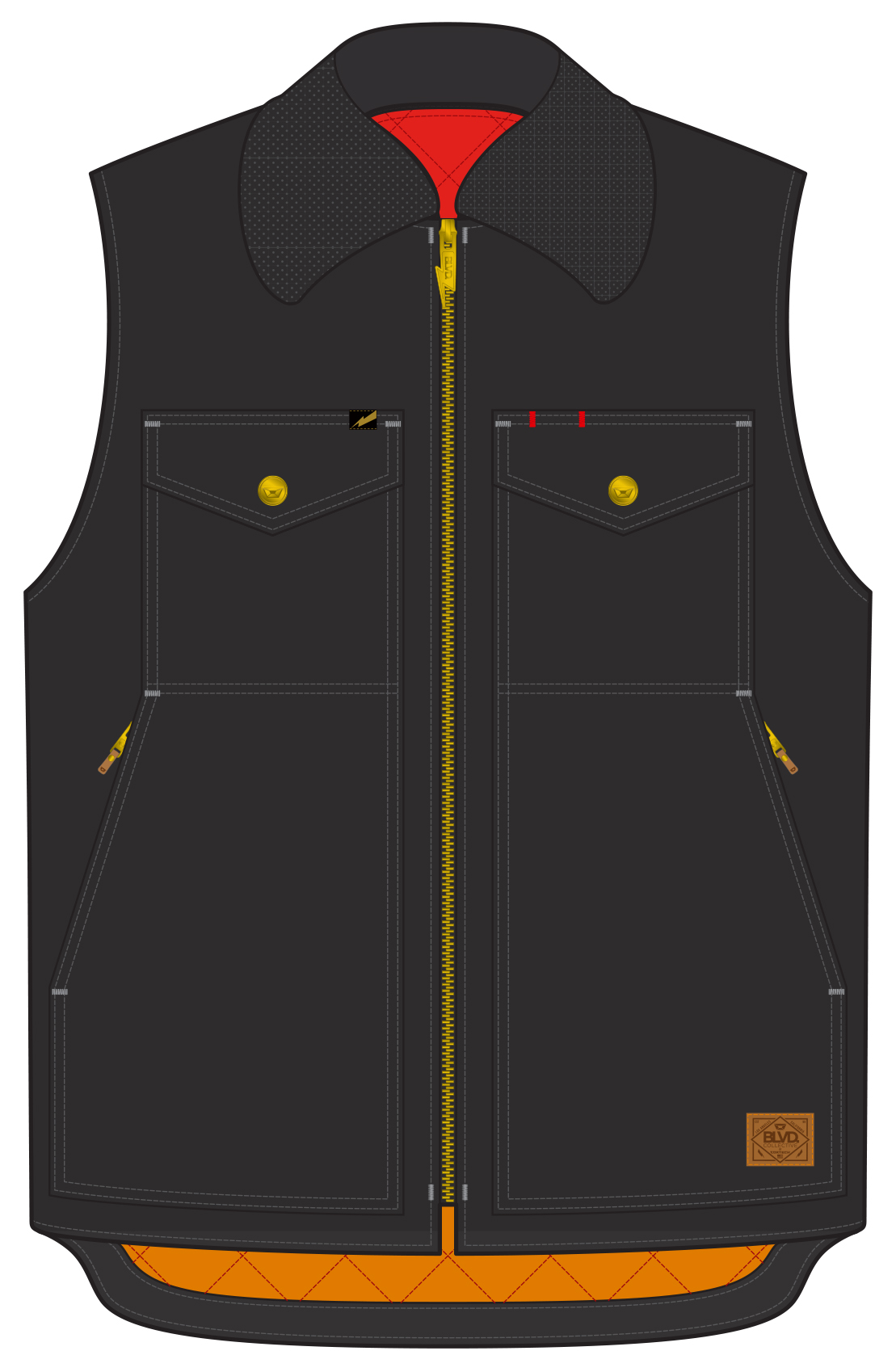 【Kei】CTHY／TECH VEST techwear-vest-hioki-m-storm-