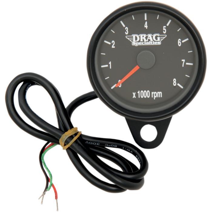 Drag Specialties - 21-6894BDS - Matte Black 2.4in. Mini Electronic