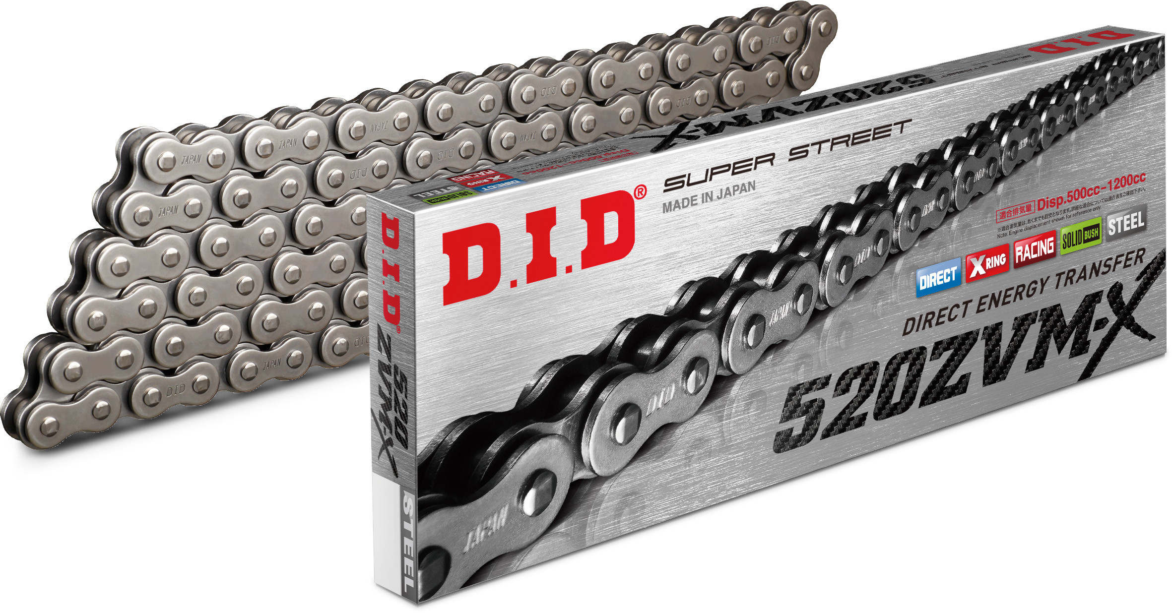 D.I.D. Super Street X-Ring ZVMX Series 520ZVMX-100L | eBay