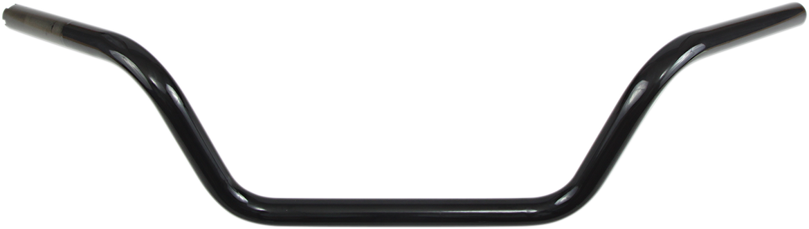 Drag Specialties 1in. Handlebar Black Buckhorn Low Bend