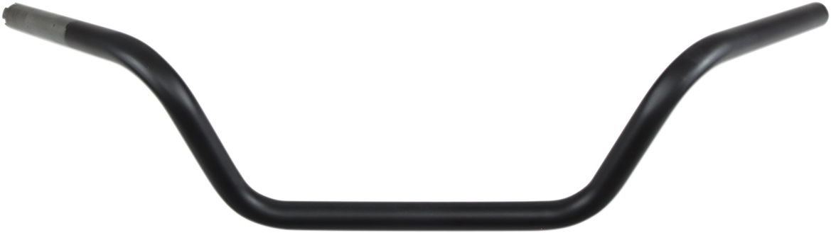 Drag Specialties 1in. Handlebar Flat Black Buckhorn Low Bend