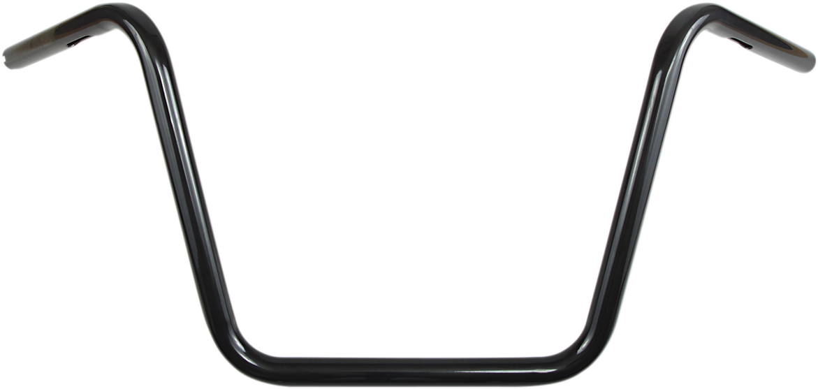 Drag Specialties 1in. Handlebar Black Buckhorn High Bend