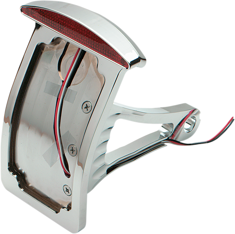 DRAG 0906-6042 Axle Mount Taillight Half-Moon Flat Horizontal