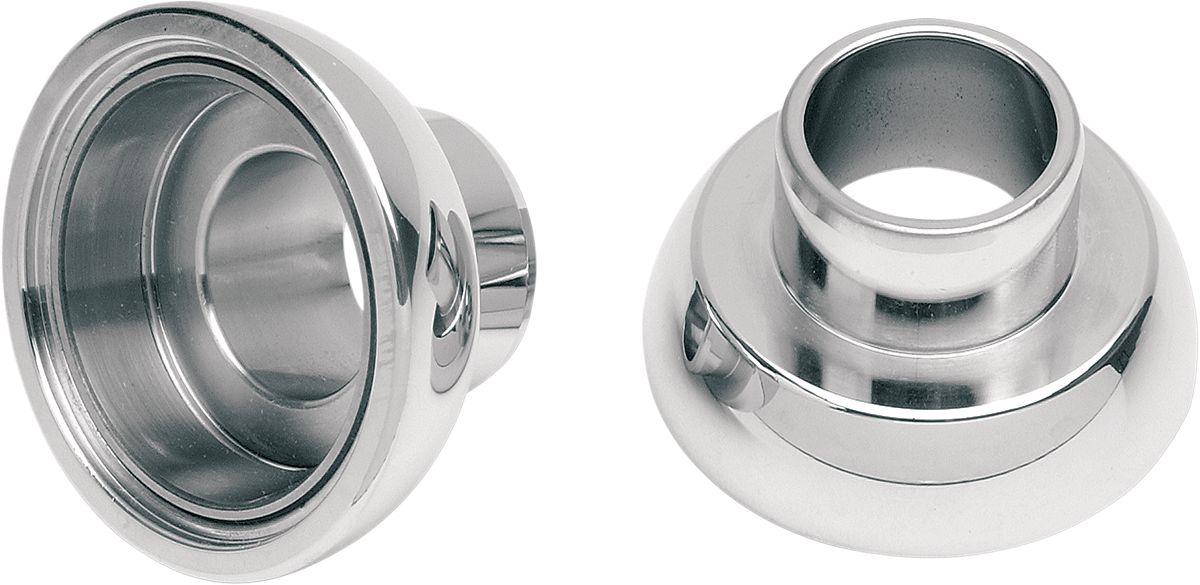 Drag 13050700 Neck Post Bearing Cups with Races Installed Chrome