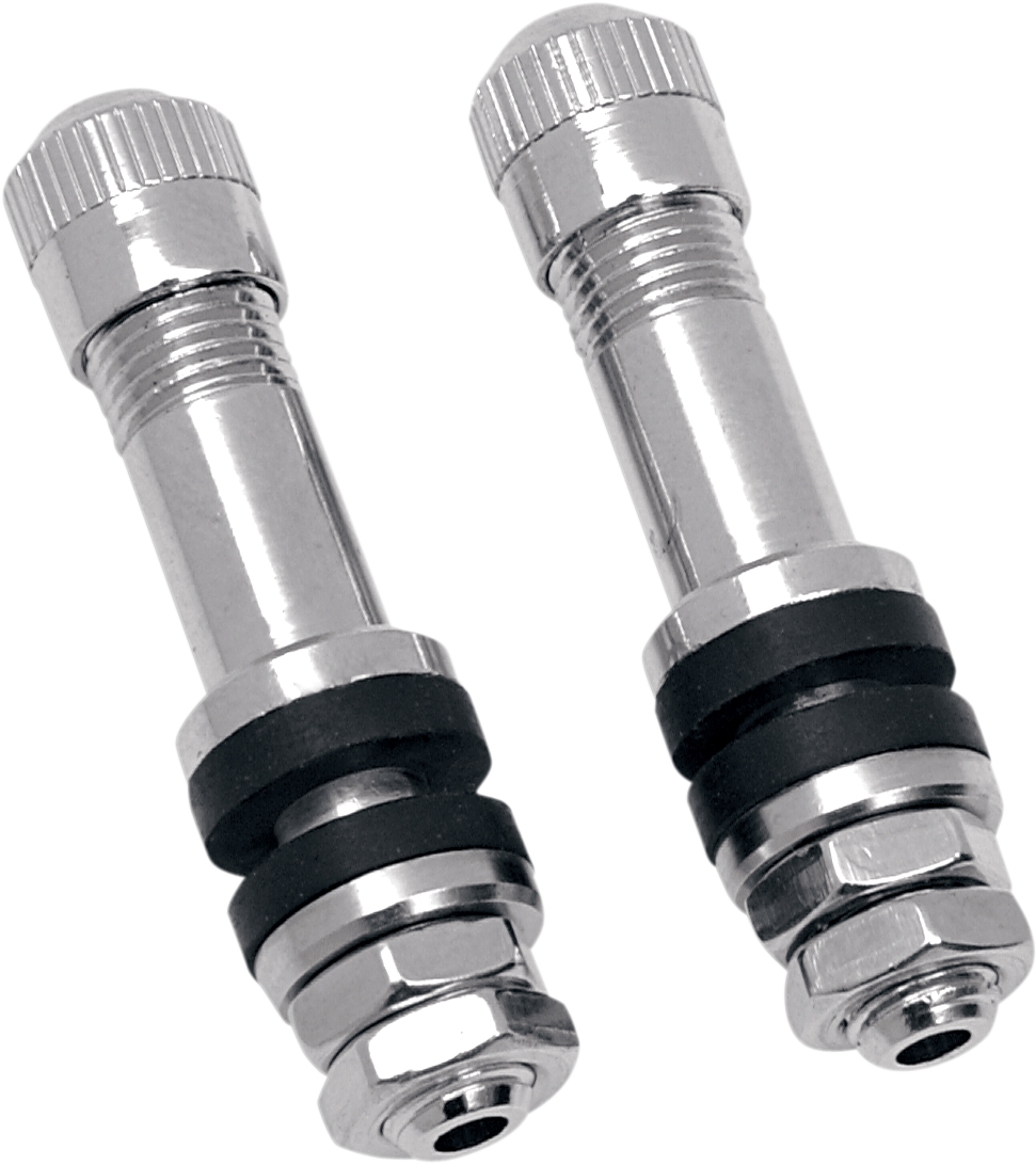 Drag Specialties BoltIn Valve Stems .24 Holes Chrome 03600009 eBay