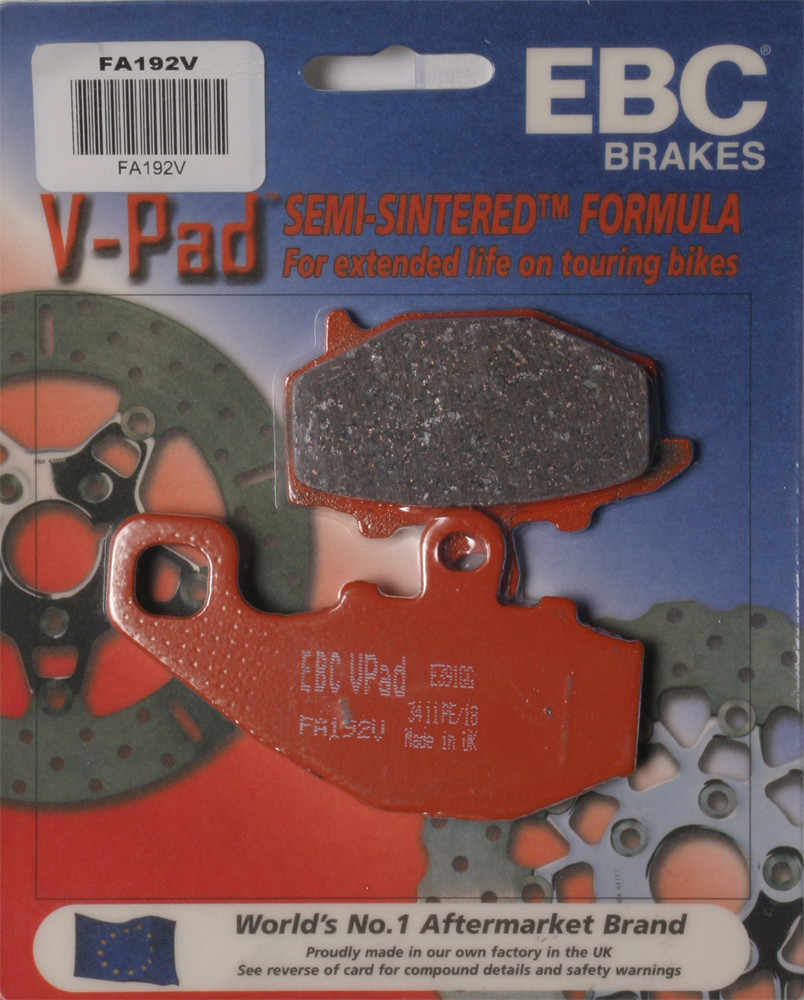 BRAKEPAD SEMISNTRD FA192V EBC Brakes FA192V Semi Sintered Disc Br