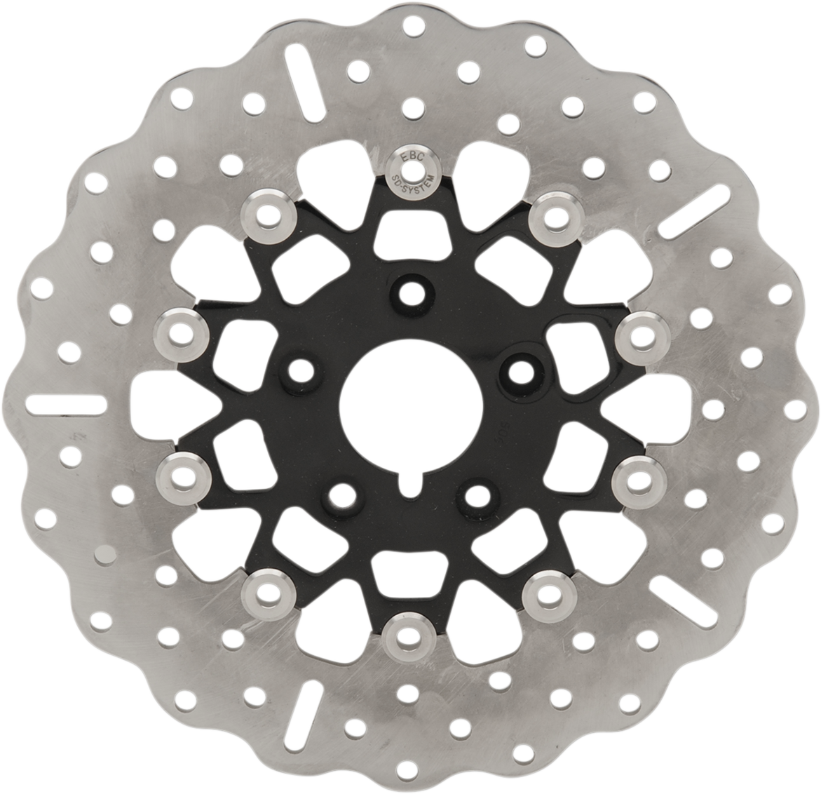 EBC Brakes RSD014CBLK RSD017CBLK Black Chrome Full Floating Contour Rotor