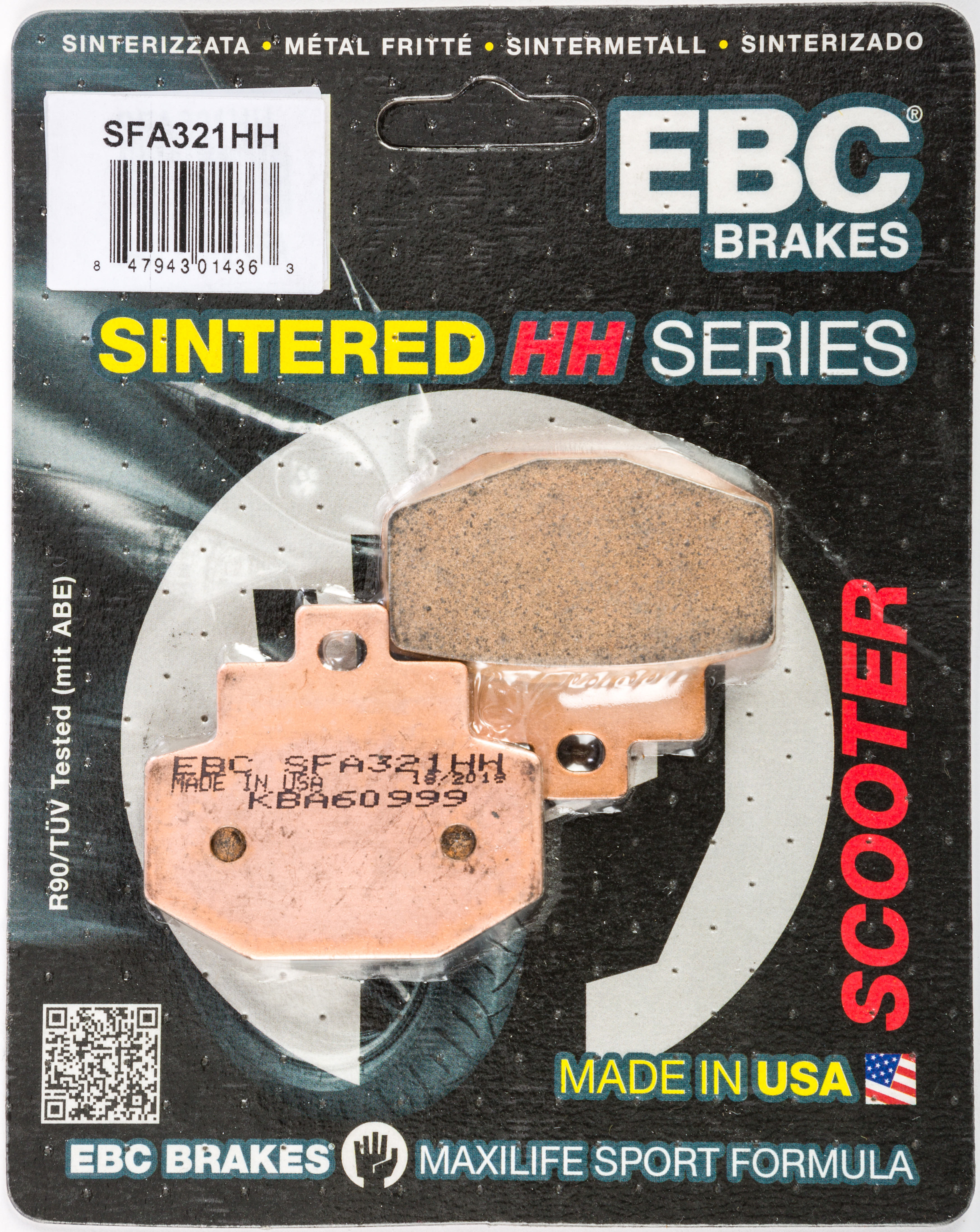 のん　 EBC SFA Sintered Scooter Brake Pads SFA321HH | eBay