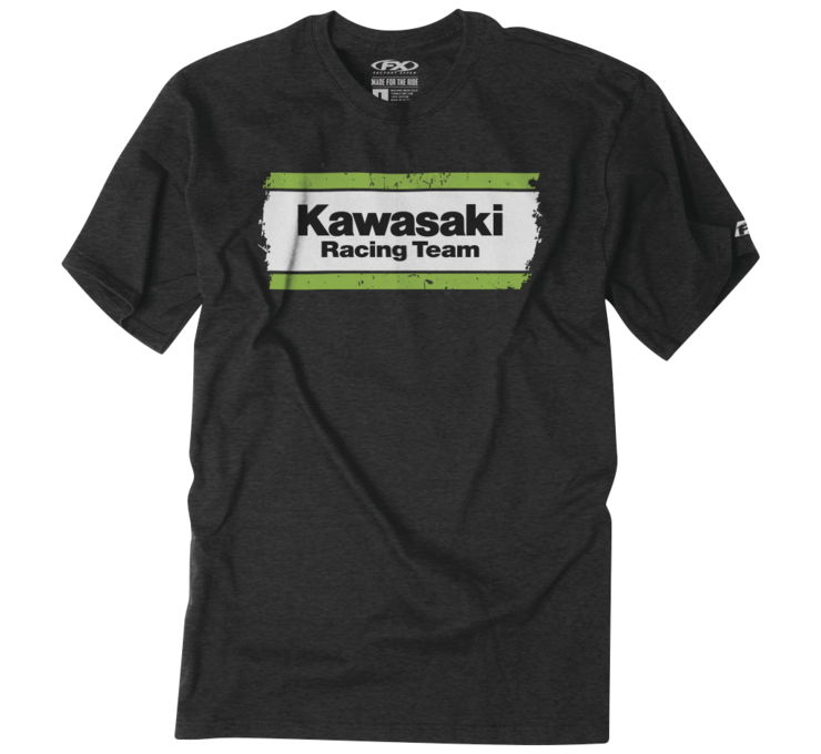 ウェア goodmf Factory Effex Men's Kawasaki Legend Tee M Heather Charcoal