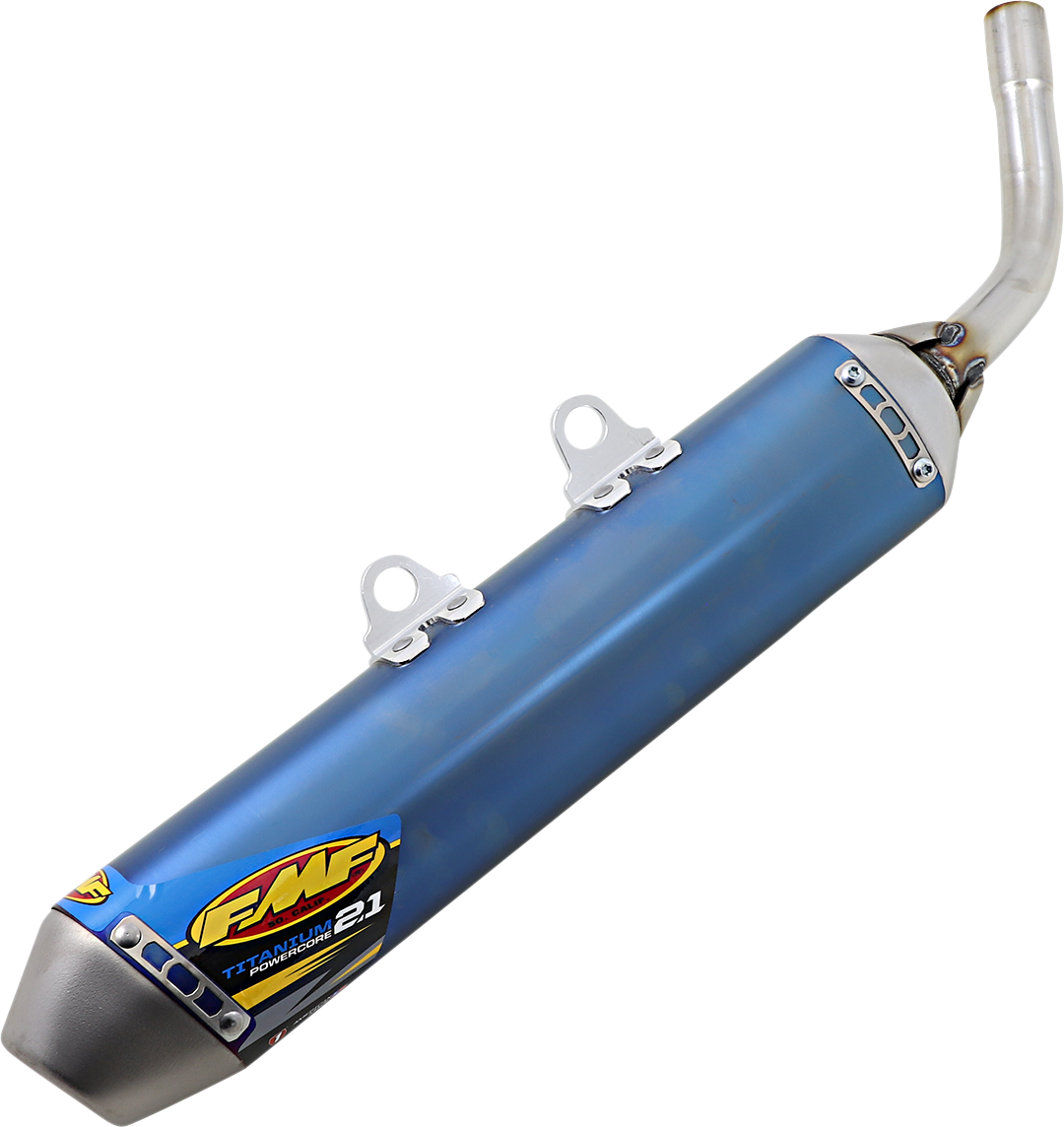 ユウ FMF Racing Powercore 2.1 Extreme Slip-On Silencer Titanium 25279