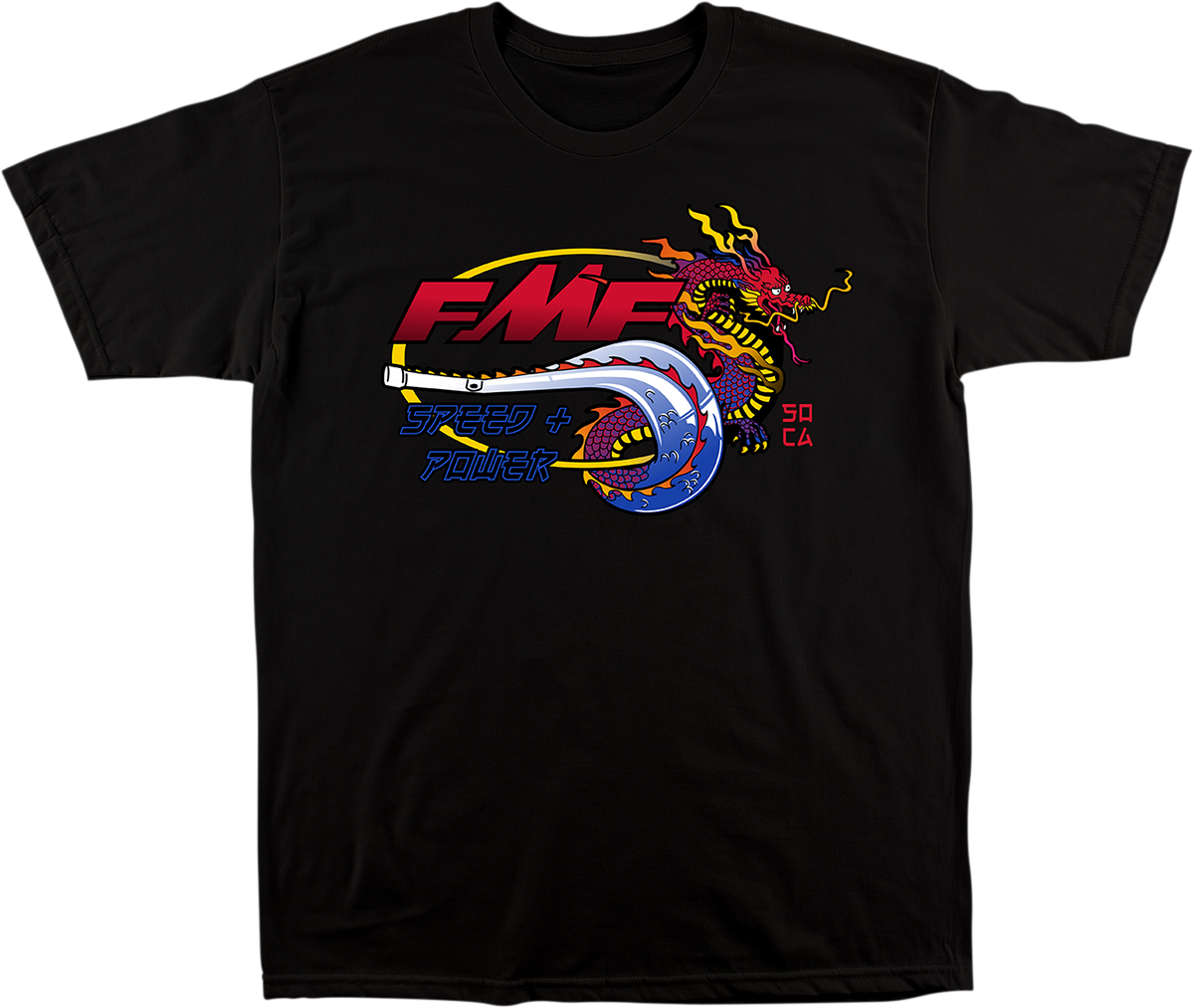 FMF+FIRE+STARTER+T-SHIRT+-+BLACK+-+SMALL+FA21118901BKSM for sale online ...