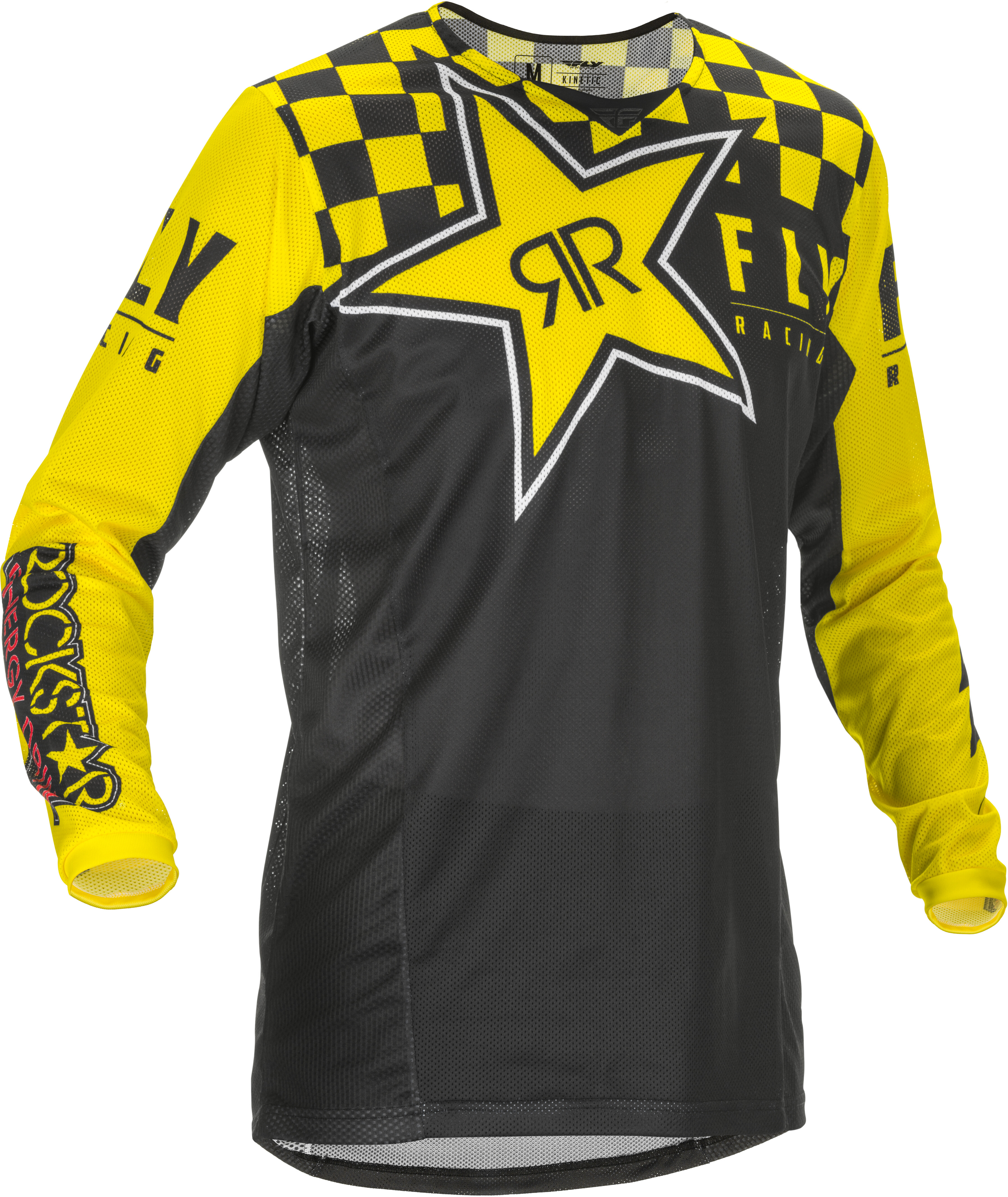 Fly Racing Kinetic Rockstar Energy Jersey MX ATV BMX MTB Riding Shirt Gear 2019