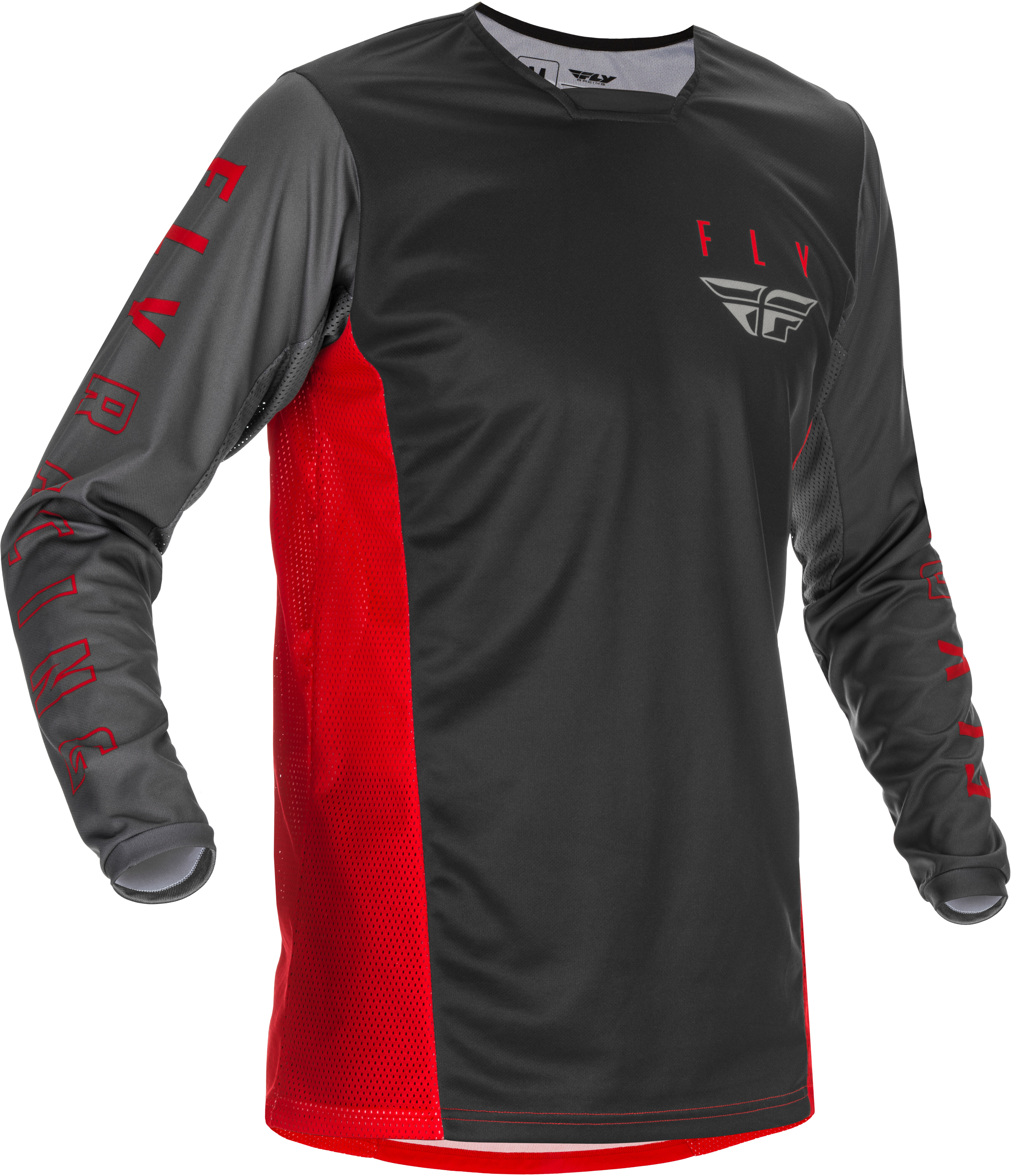 red and grey jersey