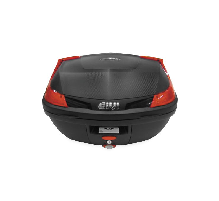 GIVI Monolock B47 Blade Motorcycle Top Case Red Lens 47L Street 