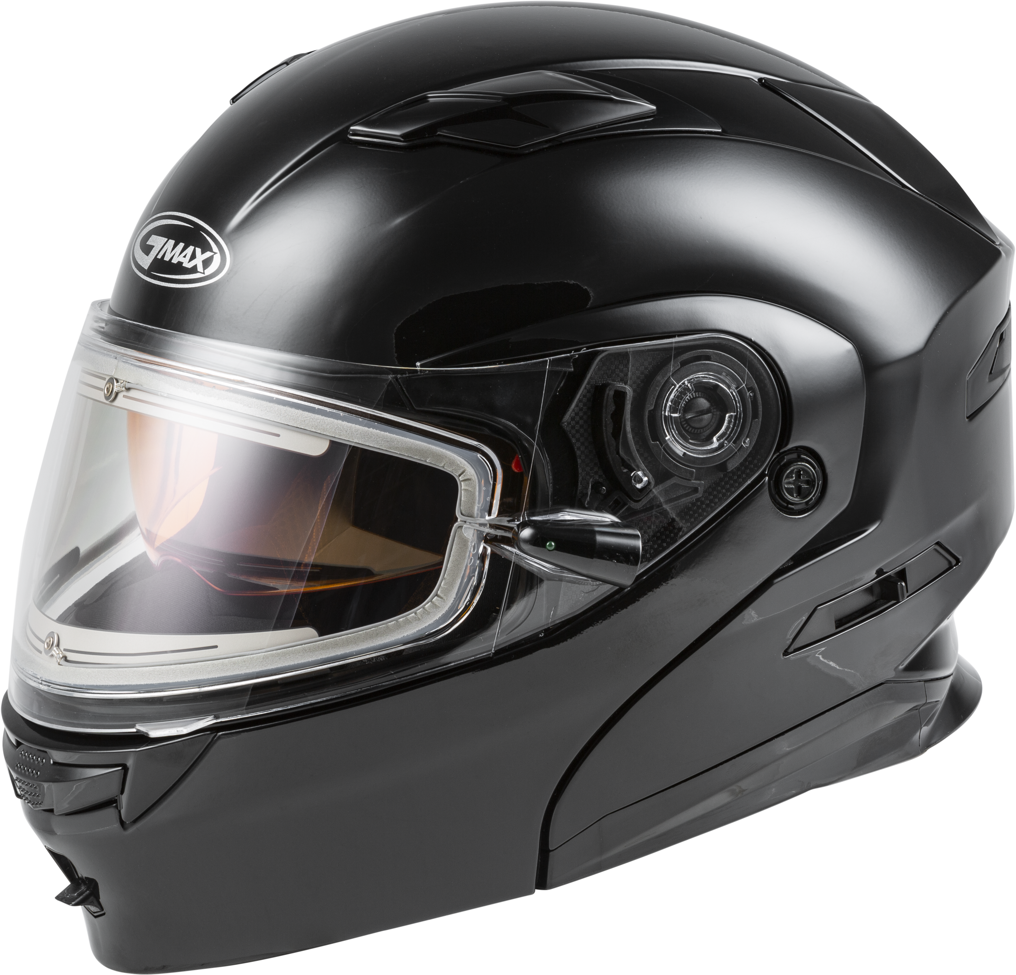 Casco de nieve modular GMAX MD-01S sólido con hebilla de liberación rápida escudo eléctrico - Imagen 2 de 3
