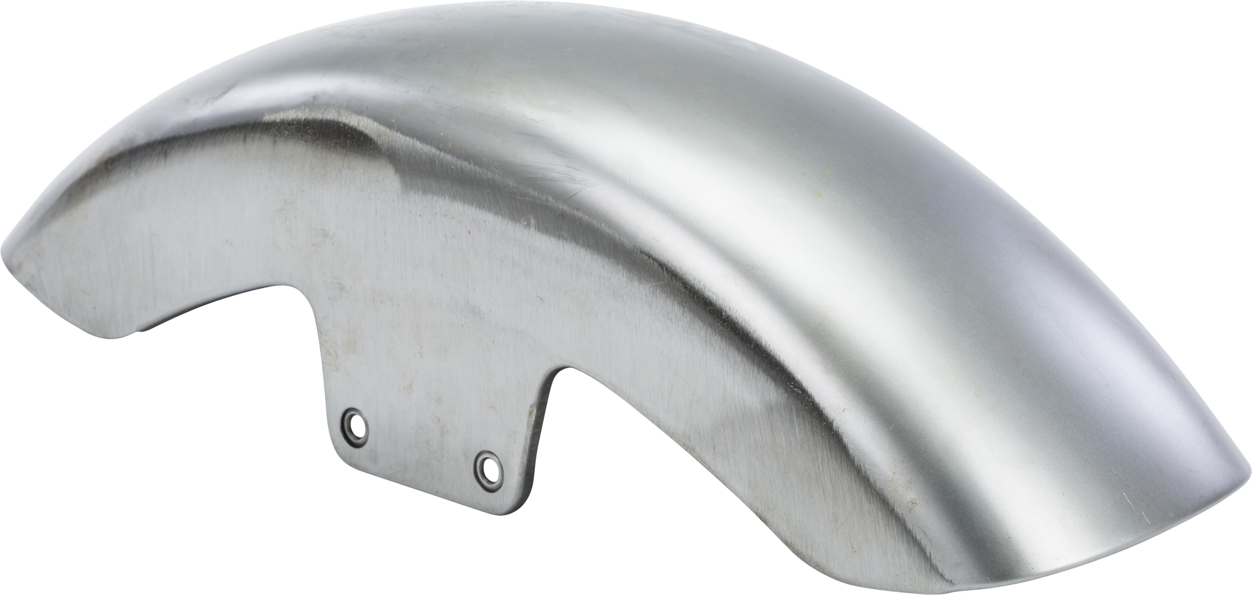 HARDDRIVE Slim Style Front Fender W/O Trim Holes Raw Steel 090368
