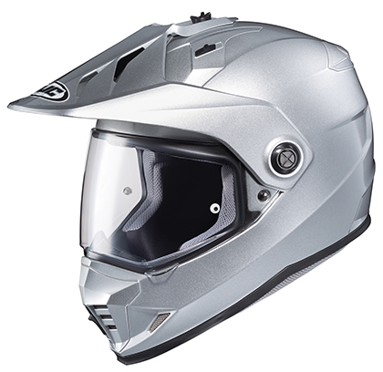 HJC DS-X1 ADV Dual Sport Helmet SILVER - Imagen 2 de 2