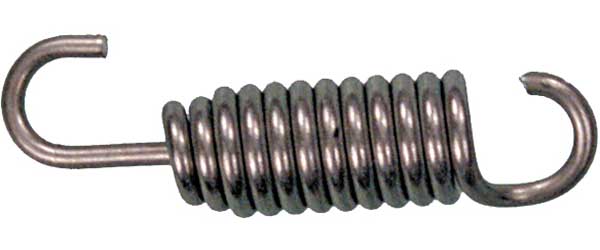 Yamaha YZ125 Helix Exhaust Zinc Spring 75mm 2 pack 495-7502