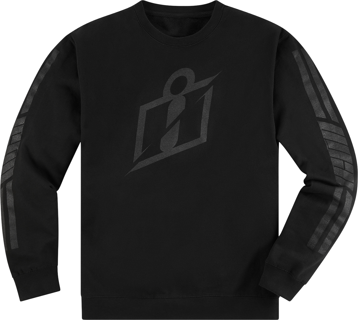black gradient crewneck