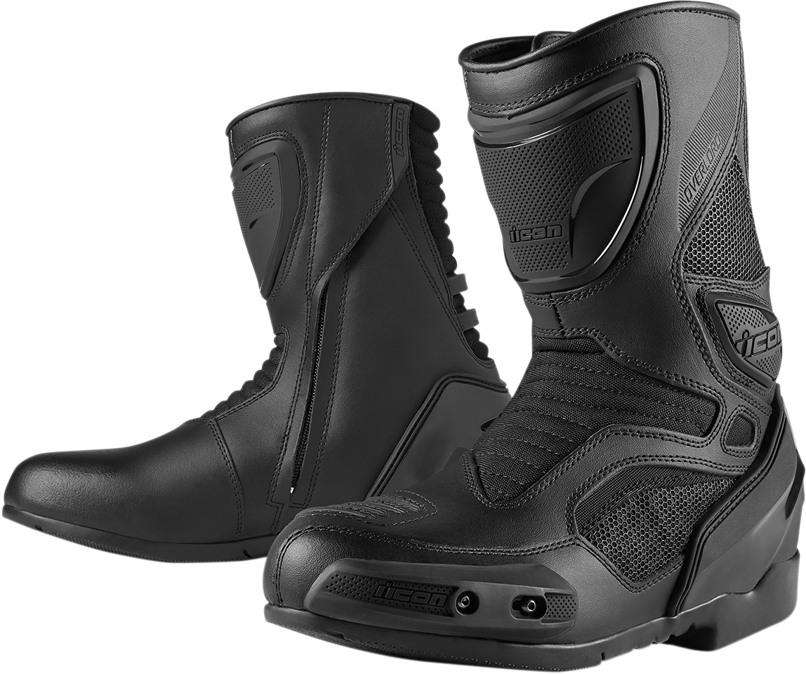 ICON Overlord Vented Boots Black US 11 EU 45 BOA Fit System 3403