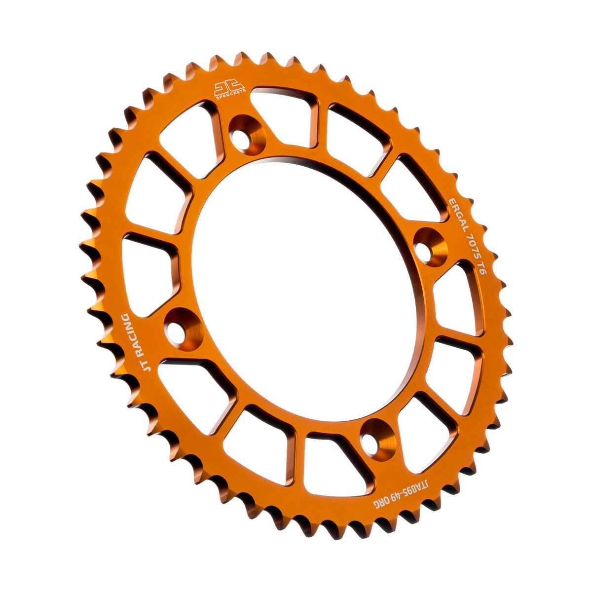 JT Aluminum Racelite Rear Sprocket 49T Orange JTA895.49ORG | eBay