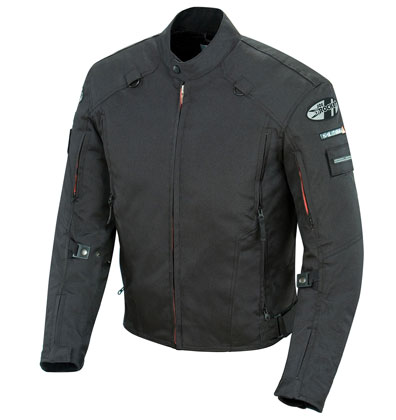 Joe Rocket Military Spec Motorcycle Vest Orange//Black//Silver LG//XL