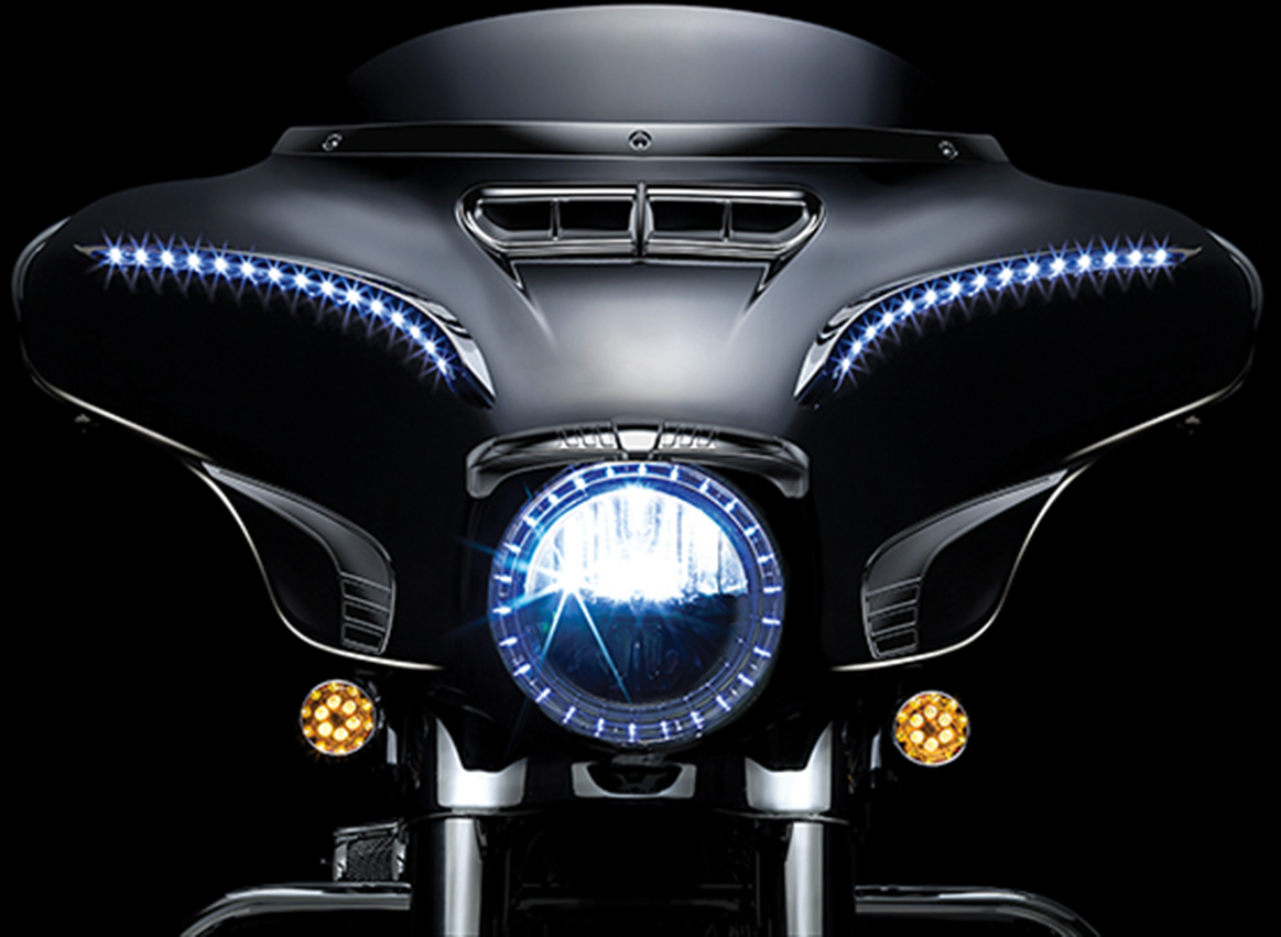 Auto Parts & Accessories Kuryakyn 6902 Bat Brow Harley Electra Glide