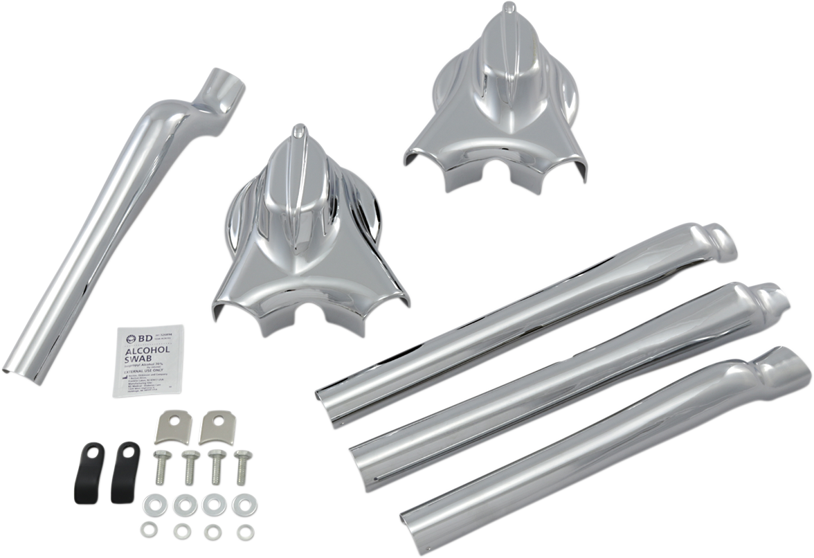 KURYAKYN CHROME SWINGARM COVERS FOR 20082017 HARLEY DAVIDSON SOFTAILS
