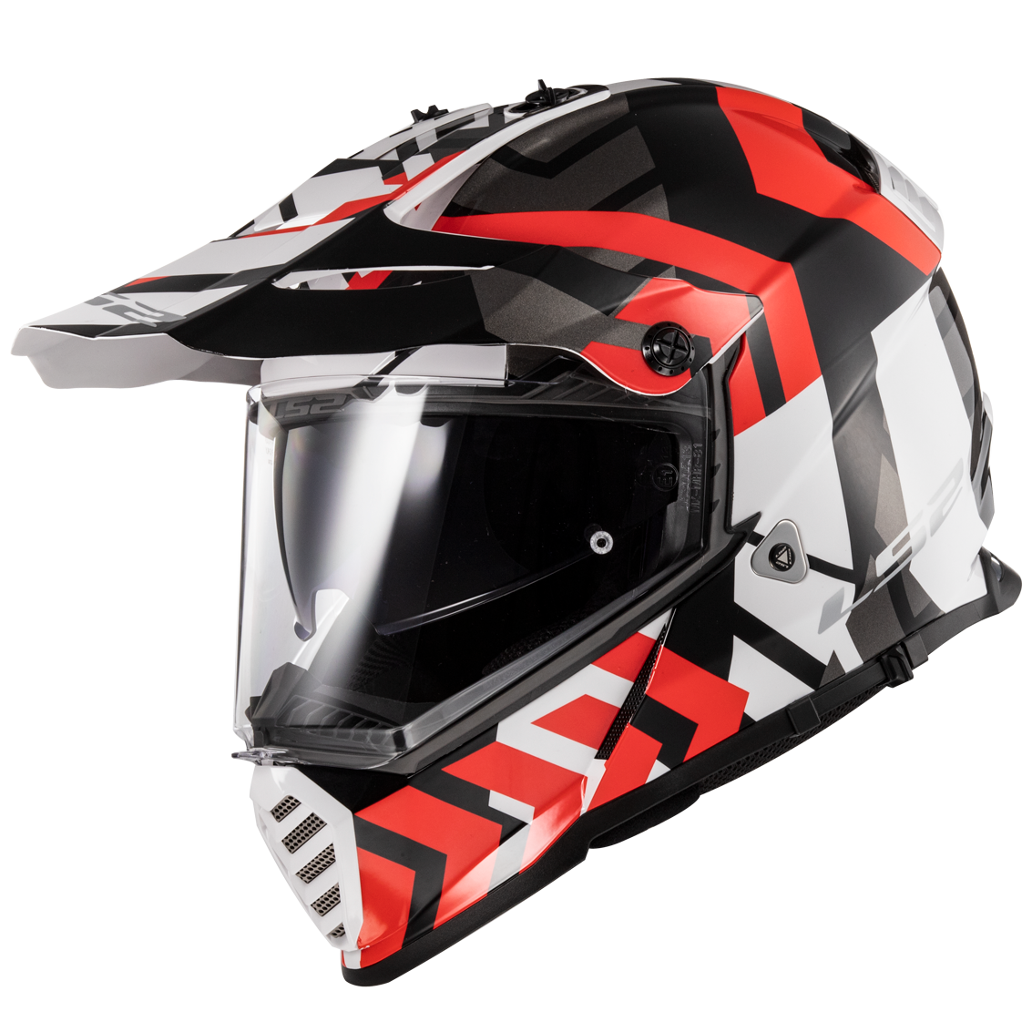 LS2 Helmets Blaze Xtreme Adventure Motorcycle Helmet W/ SunShield