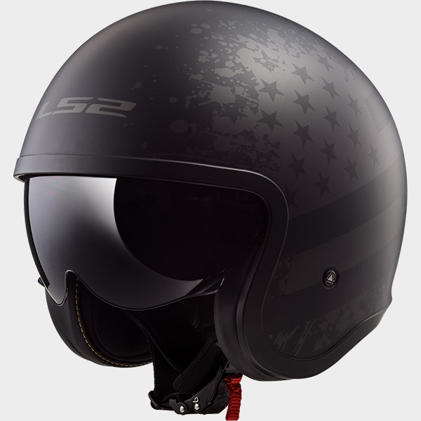 LS2 Helmets Spitfire Black Flag Helmet