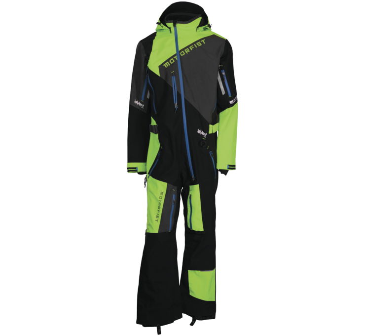 Motorfist® Blitz II Women's Snow Suit - Black/Green, Large