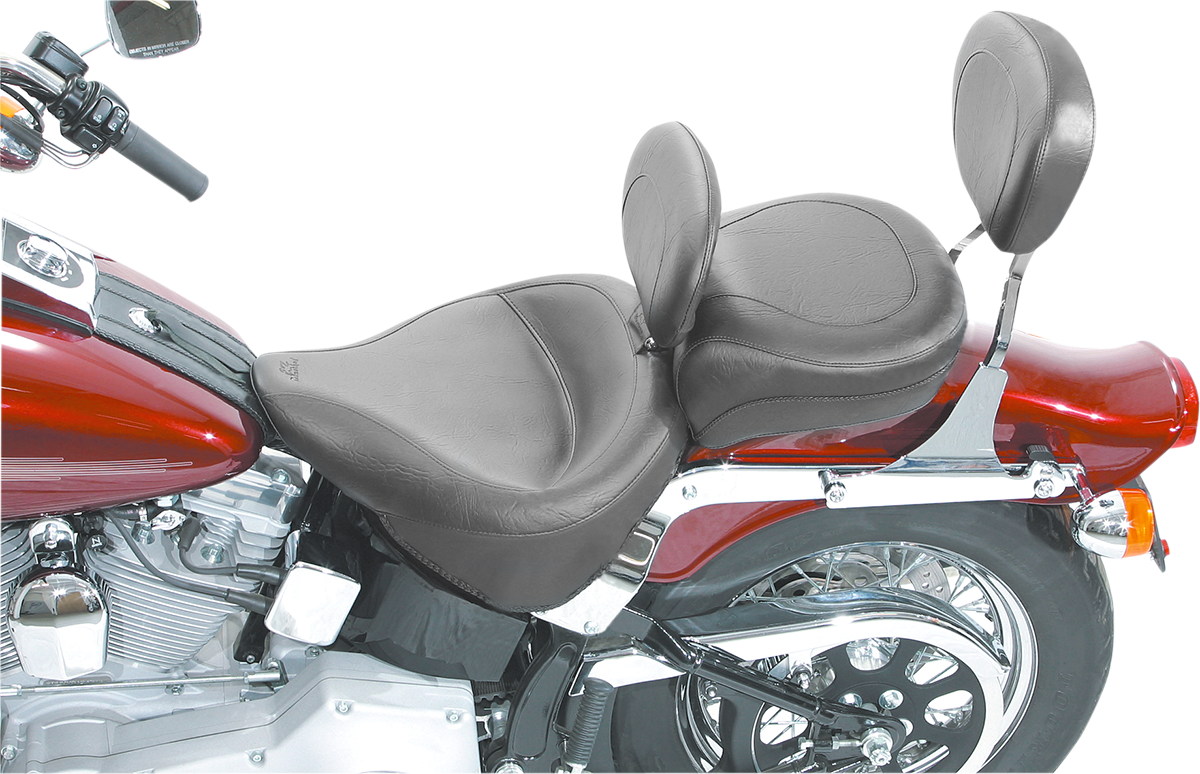 Mustang Motorcycle Seats Vintage Pillion Pad - No Studs - 8in. Motorcycle Seats \u0026 Accessories | Handmade in the USA | Mustang Seats