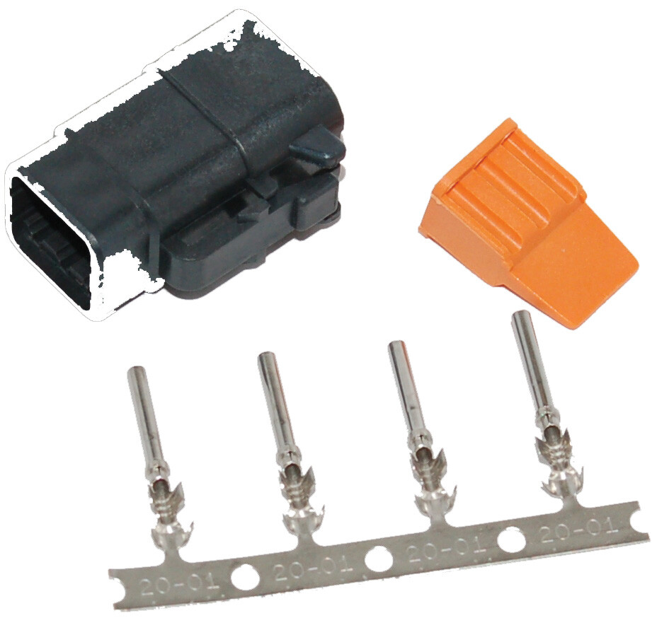 Namz DTM 4-Position Connectors Black Plug MDP-4B | eBay