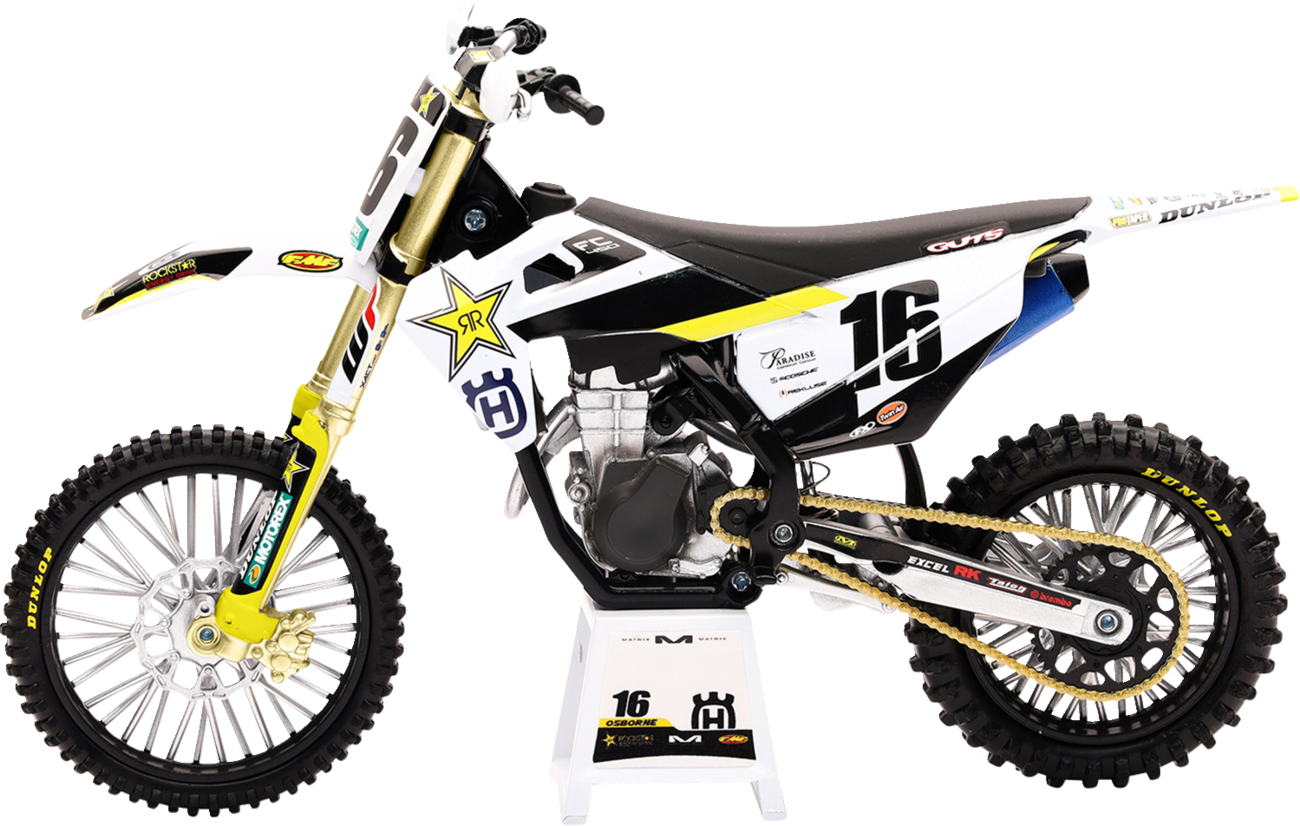 New Ray Toys Rockstar Husqvarna Team Bike 2020 Zach Osborne