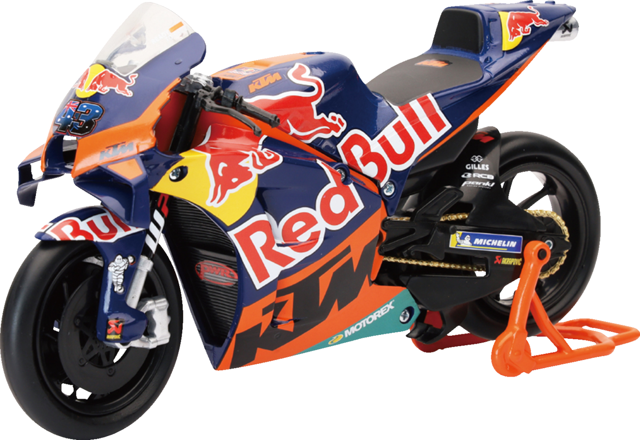 New Ray Toys Red Bull KTM MotoGP Bike Jack Miller 1:12 Red/Blue