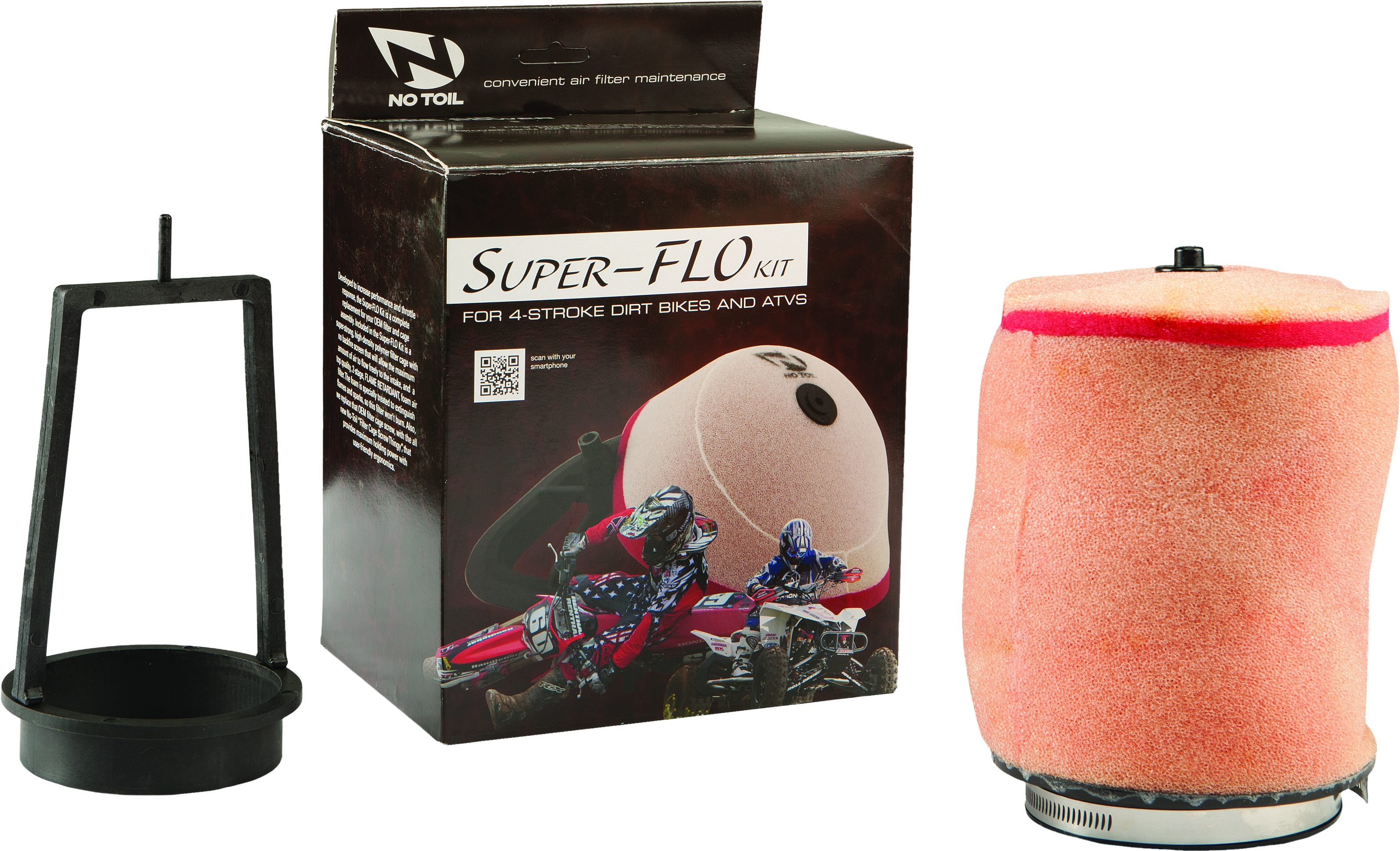 No Toil Super-Flo Air Filter Kit SKF14048 for 2016-17 KX450F 17-19