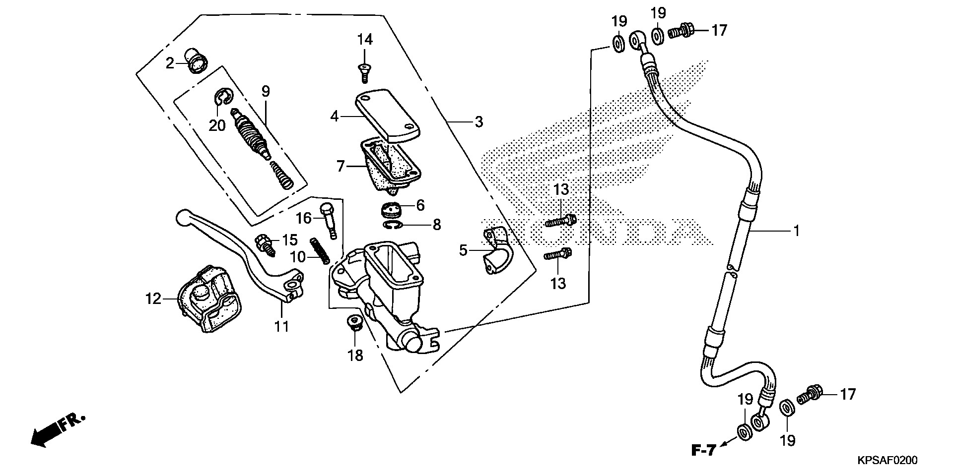 Honda OEM Part 45125-KPS-901 – HONDAOFSOUTHGEORGIA