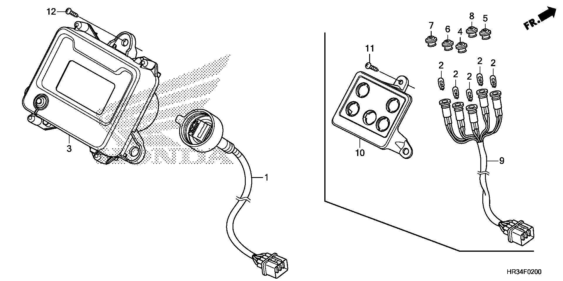 Honda 37200-HR0-305 - Meter, Assembly, Combination, (Mph)(Coo) - Adept Powersports - View #5