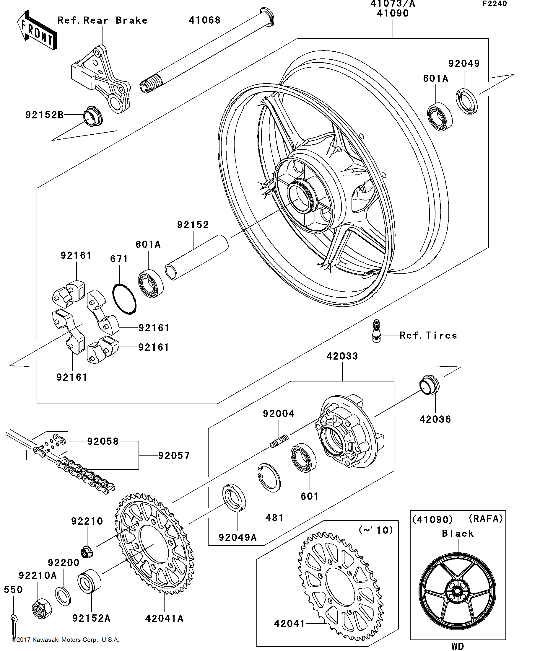 Kawasaki OEM Part 92049-1375 SEAL-OIL,BJN 32 52 5 | eBay