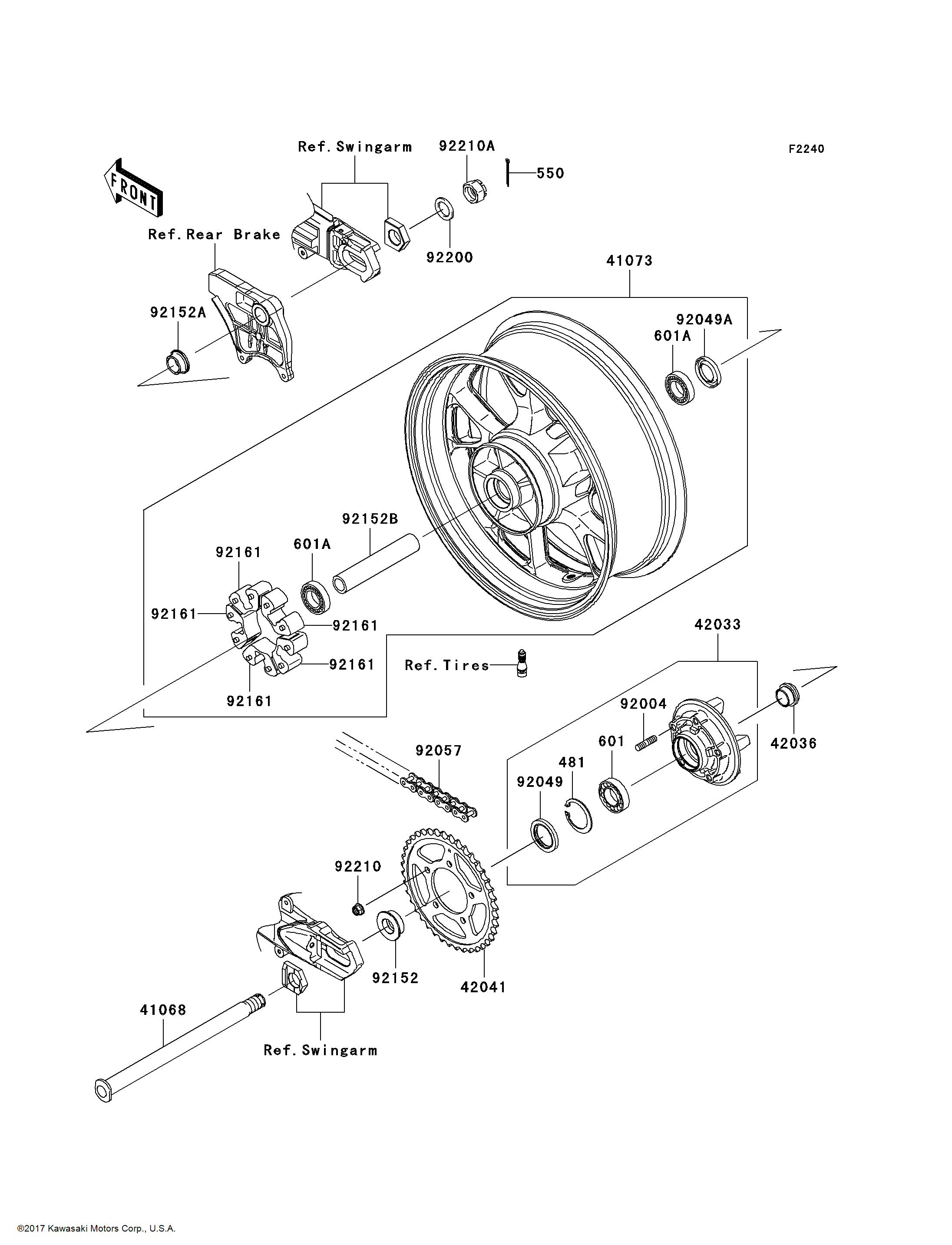 Kawasaki OEM Part 92049-1375 SEAL-OIL,BJN 32 52 5 | eBay